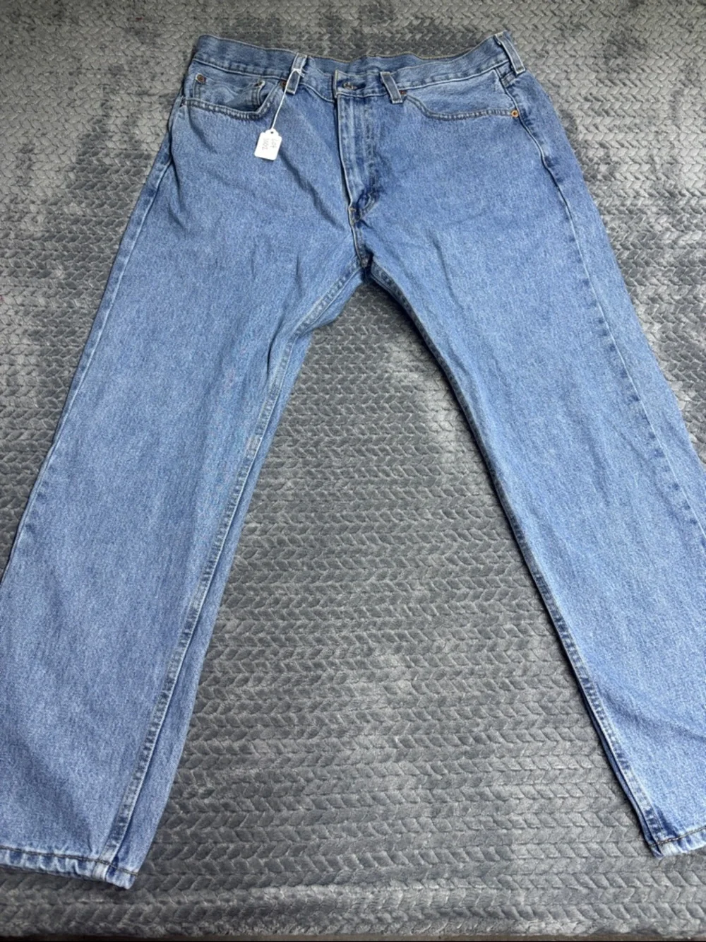 Levi’s 505 Men's Straight-Leg Jeans in Light Blue Denim